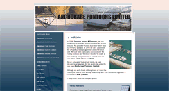 Desktop Screenshot of anchoragepontoons.com